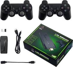 RENEW FORCE retro gameconsole voor tv met twee controllers