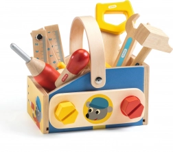 Houten gereedschapskoffertje Minibrico DJECO