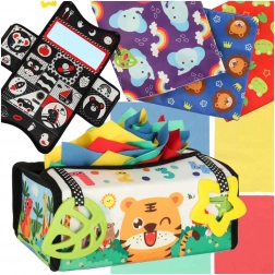 Sensorisch Montessori-speelgoed met zakdoeken en mat 2in1