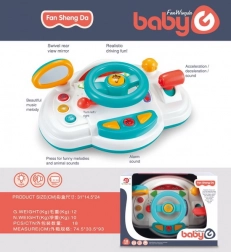 Interactieve kindersimulator voor rijden met licht en geluiden