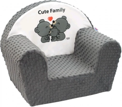 kinderfauteuil van minky NEW BABY Cute Family grijs