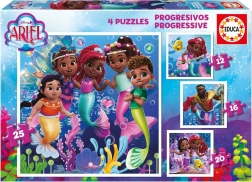 Educa Puzzel Disney Ariel 4-in-1