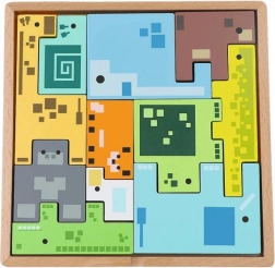 TREFL houten puzzel – breinbreker Pixel Gang