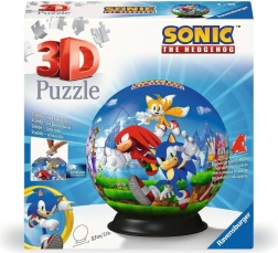 3D puzzelbal Sonic 72 stukjes van Ravensburger