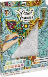 Schilderen op nummer – Giraffe op canvas 30 × 40 cm