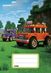 Schrift A5 ongelinieerd Automobiele motief