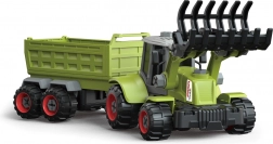 Schroefbare tractor met laadbak en aanhanger, set 40 cm