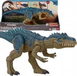 Interactieve dinosaurusspeelfiguur Allosaurus JURASSIC WORLD Epic Evolution 43 cm met geluid
