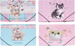 Map met elastiek Kat 31,4 × 23,5 cm