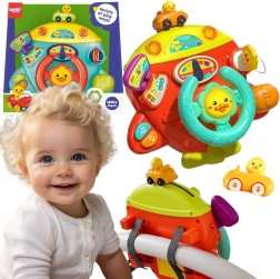 Woopie Baby interactief vliegtuig-stuur voor ledikant en kinderwagen met effecten 18m+