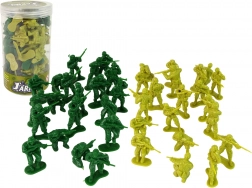 Militaire set groene soldaatjes 40 stuks