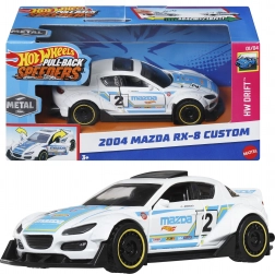 Hot Wheels Pull-Back Speeders 2004 Mazda RX-8 Custom metalen autootje 1:43