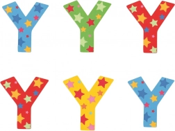 Houten letter Y met sterretjes Bigjigs Toys