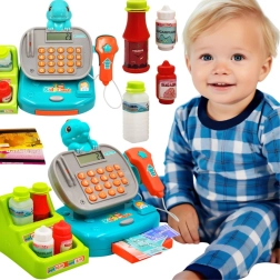 Kinderkassa met schap Dino WOOPIE