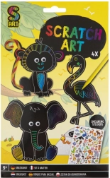 Creatieve set krasdieren