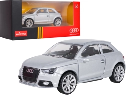 Metalen modelauto Audi A1 RASTAR zilver in schaal 1:43