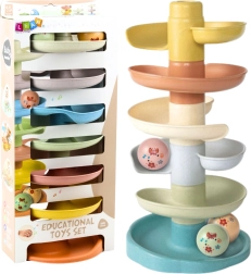 Educatieve kogelbaan met rammelaars 7 niveaus