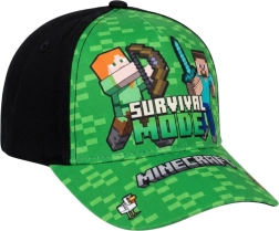 Kinderpet Minecraft Survival Mode groen-zwart
