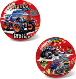 bal met monstertruck-motief, 14 cm