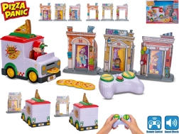 RC-bestelwagen Pizza Panic! die pizza's afschiet met geluid