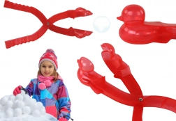 Sneeuwvorm – maker voor sneeuw-eendjes, rood
