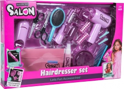 Mega set kleine kapster – roze salon voor kinderen
