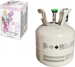 Helium voor het opblazen van 20 ballonnen