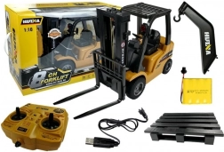 Radiografisch bestuurbare vorkheftruck R/C 1:10