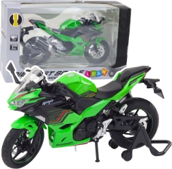 Metalen sportmotor groen 1:12