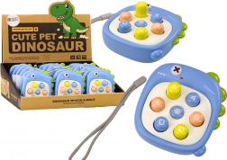 Hra whack a mole dinosaurus blauw