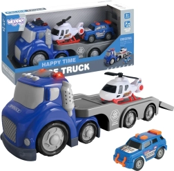 Woopie Blauwe Politie Trailer City Truck met Licht- en Geluidseffecten