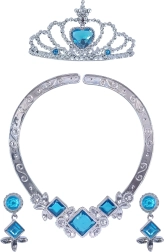 Prinsessenset met blauwe ketting