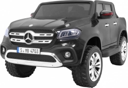 Elektrische kinderauto MERCEDES X-Class 4x4 zwart met afstandsbediening – zwart