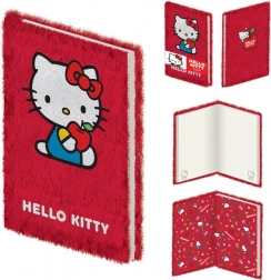 Hello Kitty pluche notitieboek A5