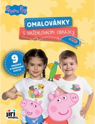 Kleurboek met strijkapplicaties Peppa Pig