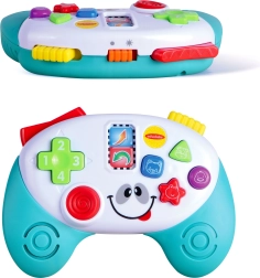 Gamecontroller met licht- en geluidseffecten