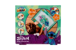 creatieve watertekenmat met Stitch-figuurtje