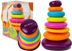 Kleurrijke piramide met ringen voor kinderen