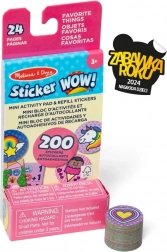 Sticker Wow – navulling en mini-boekje Eenhoorn
