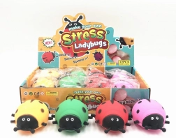 grappig lieveheersbeestje in verschillende kleuren