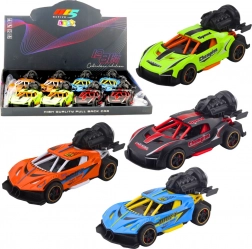 Sportauto met licht-, geluids- en rookeffecten