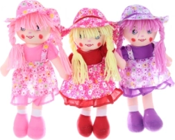 Stoffen baby pop met geluid 35 cm (zingt) - 1 stuk