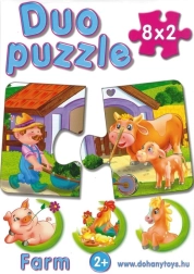 Puzzel Vervoermiddelen Duo voor kinderen