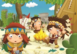 Puzzel Indianen 50 stukjes