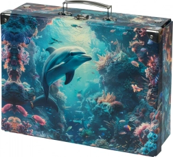 Opvouwbare schoolkoffer Dolfijn