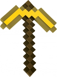 Gouden MINECRAFT-pikhouweel – plastic replica