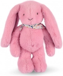 Doudou pluche konijntje met sjaaltje roze
