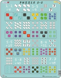 Larsen Wetenschappelijke puzzel Vermenigvuldigen met blokken