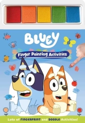 Druk je vingertje Bluey – creatieve stempelboekje