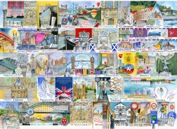 Puzzel Heldere lichten van de metropool 1000 stukjes GIBSONS